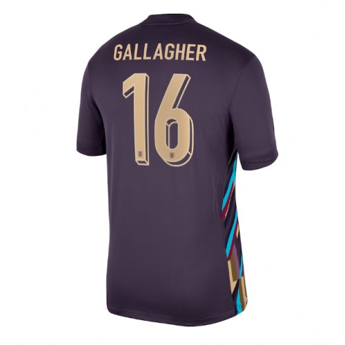 Fotballdrakt Herre England Conor Gallagher #16 Bortedrakt EM 2024 Kortermet